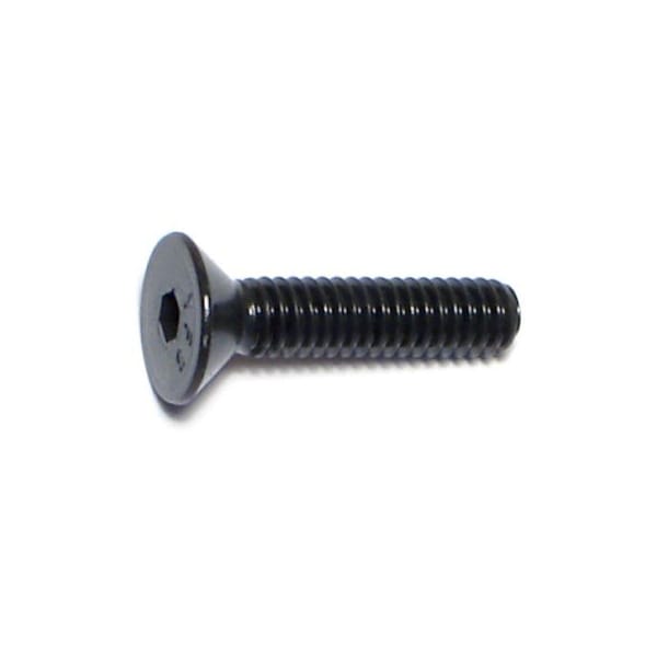 Midwest Fastener #8-32 Socket Head Cap Screw, Flat Head, Plain Steel, 3/4 in Length, 10 PK 72246 - main
